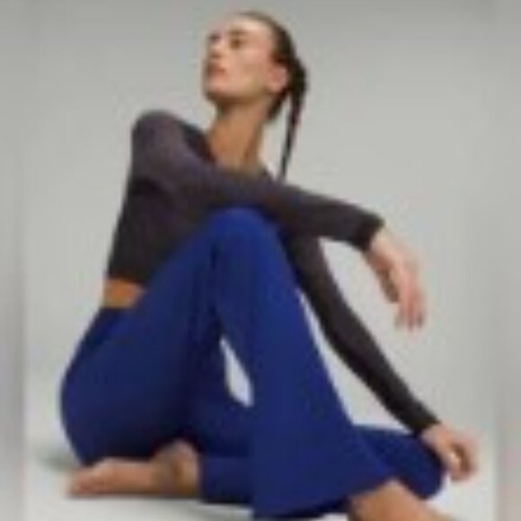 Lululemon Groove Super High Rise Flared Pants Nulu - Picture 2 of 8